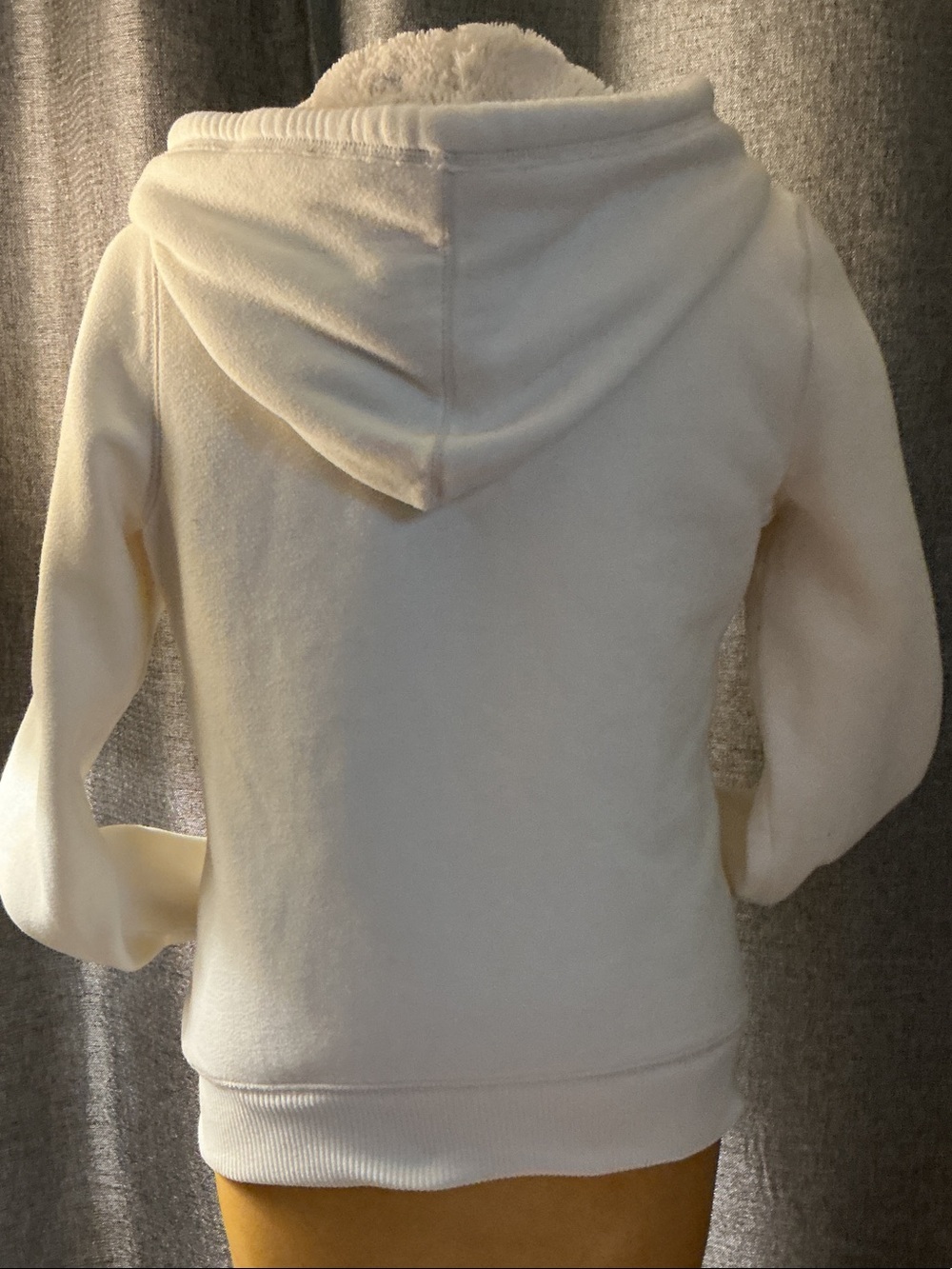 Hollister Cream Sherpa-Lined Zip Hoodie - Picture 2 of 3